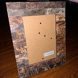 Bark picture frame